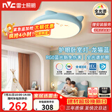 雷士（NVC）LED照明吸顶灯儿童氛围卧室灯健康护眼创意可爱童趣卡通龙猫蓝色