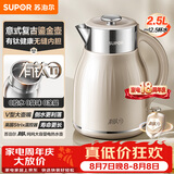 苏泊尔（SUPOR）烧水壶 热水壶 家用电水壶 有钛一体无缝内胆 2.5L家大容量壶 电热水壶 SW-25J02T