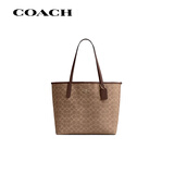 蔻驰（COACH）女包大容量托特包City33单肩手提包CV976IMXHE七夕礼物