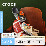 卡骆驰（CROCS）贝雅卡骆班洞洞鞋轻便耐磨一脚蹬休闲鞋女鞋时尚沙滩鞋|205089 黑色/白色-066(含智必星) 43 (270mm)