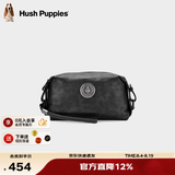 暇步士（Hush Puppies）男士手包轻奢高档品牌真皮商务手抓包新款牛皮革双色手拿包礼物 银灰色HA-1811711W-5813