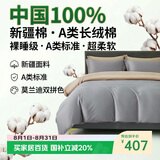 巢歌A类亲肤100%新疆长绒棉四件套纯棉大红婚庆马年套件四季通用酒店民宿床上用品双人被套