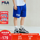 FILA斐乐儿童童装短裤2026年夏季男女童中大童休闲宽松五分裤