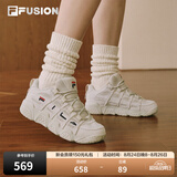 斐乐（FILA）面包鞋丨潮牌厚底增高老爹鞋女鞋百搭潮流透气出街通勤休闲鞋 燕麦色-T12W941206AOM 37.5