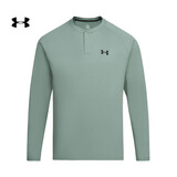 安德玛（Under Armour）UA秋冬男子亨利领华夫格运动休闲长袖T恤6010174