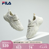 斐乐火星系列丨FILA老爹鞋跑步复古休闲鞋男鞋女鞋舒适缓震百搭增高 女-微白/雨雾灰-WA 36.5