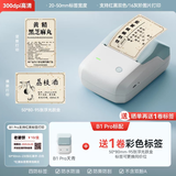 精臣 B1智能标签打印机生产日期商品合格打价格条码服装吊牌热敏不干胶姓名贴纸手持小型超市价签商用 高清B1Pro天青+送1卷四防彩色标签