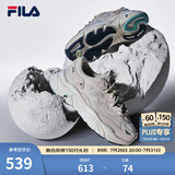 FILA斐乐女鞋跑步鞋情侣同款老爹鞋FILA MARS火星鞋男鞋休闲运动鞋 【女款】奶白/木薯粉-GT 38