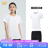 361°运动套装女夏季新款跑步休闲短袖短裤两件套瑜伽服662414001H-1
