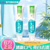 纳爱斯牙膏自然盐白清新口气护龈固齿薄荷觉醒冰菊去牙渍牙垢口臭益生菌 纳爱斯冰菊牙膏120g*2支