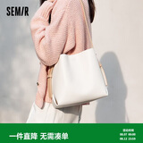 森马（Semir）水桶包潮牌背包立体简约时尚女包单肩包105324153026