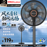 荣事达（Royalstar）【爆款推荐】电风扇家用7叶柔风落地扇台地两用大风量节能摇头电扇办公轻音循环风扇 FD-30L501