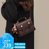 viney包包女包牛皮斜挎剑桥包轻奢单肩小方包生日礼物高级感送女友老婆