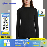 迪卡侬（DECATHLON）保暖内衣男女秋衣秋裤速干防寒滑雪上衣裤子套装- BL 100 SKI100 【女士】黑色上装 S