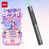 得力（deli）绿光激光笔 翻页笔教师用演讲笔 PPT翻页笔 投影笔激光翻页笔极速快充 无线演示遥控器MA120-G