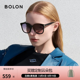 BOLON暴龙眼镜【经典畅销款】黑超墨镜男方框太阳镜女偏光驾驶镜BL3111 A13-上灰下粉渐进非偏光