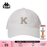 卡帕（Kappa）背靠背棒球帽 2024新款男女遮阳帽子情侣时尚潮流鸭舌帽K0EY8MB01