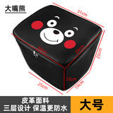 迪路仕（DEROACE）电动车前车篮内胆防水罩车筐挂物包内篓电瓶自行车筐置物车包车篓 大号-大嘴熊(三层设计 防水防尘)