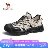 骆驼（CAMEL）RT-轻浪防撞透气水陆两穿溯溪运动凉鞋男 G16M171046 米白/黑 42