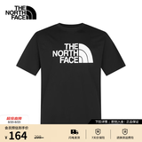 北面（The North Face）【经典款】短袖T恤男宽松棉质半袖户外休闲舒适透气春夏上新款 黑色 XL /180