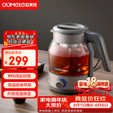 欧美特（OUMETE）欧美特纯钛煮茶壶煮茶器喷淋式蒸汽茶壶养生壶高硼硅玻璃保温煮茶烧水壶OMT-PC1033A（纯钛）