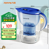 九阳（Joyoung）家用滤水壶过滤净水器 3.5L(蓝色）智能换芯提醒 JYW-B05E1壶1芯