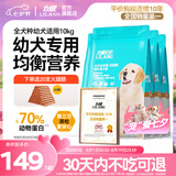 力狼（LILANG）狗粮幼犬粮 博美泰迪柯基金毛边牧全犬种中小型犬通用型狗粮 【经典配方】幼犬粮10kg