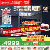 美的（Midea）嵌入式微蒸烤一体机GR6 55L 全域双彩屏 家用蒸烤箱R6（支持鸿蒙智联）蒸烤一体