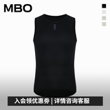 MBO男子打底衫干爽公路自行车骑行背心B120骑行服 无袖-黑色 L