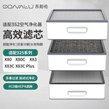 东耐伦适配352空气净化器滤芯滤网适配X80/X83/X80C/X83C 适配X80/X83 标准套装（中效+高效+活性炭）
