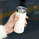 MOMOCONCEPT保温杯女款小巧迷你水杯咖啡杯小容量节日礼物-纯白奶油-200mL