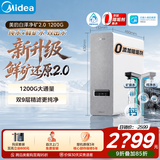 美的（Midea）净水器【白泽净矿2.0 1200G】0阻垢剂直饮 6年长效RO反渗透过滤器  家用厨下净水机  矿物质双出水