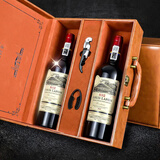 路易拉菲（LOUIS LAFON）法国原瓶进口红酒S92波尔多AOP干红葡萄酒 750ml*2双支礼盒送礼