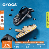 CROCS卡骆驰贝雅卡骆班洞洞鞋轻便耐磨拖鞋一脚蹬休闲鞋|205089 深蓝/辣椒红-4CC（含智必星） 37 /38(230mm)