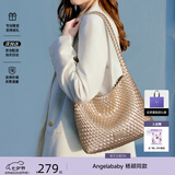 纽芝兰（NUCELLE）Angelababy同款织趣编织包女2026新通勤女士单肩托特包七夕礼物