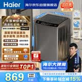 海尔（Haier）全自动波轮洗衣机10公斤大容量  直驱变频 6键自编程 国家补贴京东自营 家用租房 EB100B32Mate1