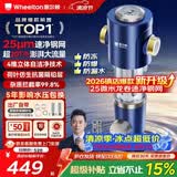 惠尔顿前置过滤器20T大通量过滤25微米反冲洗家用全屋净水器 实时自动清洗刮洗自来水防爆过滤器P0038pro 上门安装【20T-升级25微米精滤】