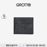 个乐经典羊皮短款钱包手工真皮多卡位卡夹卡包情侣七夕礼物 经典黑（小男孩）