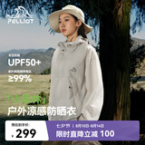 伯希和（Pelliot）【赵露思同款】小森林防晒衣服女户外凉感皮肤衣外套12421220灰M