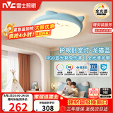 雷士（NVC）LED照明吸顶灯儿童氛围卧室灯健康护眼创意可爱童趣卡通龙猫蓝色