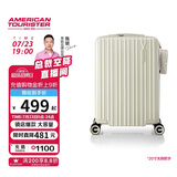 美旅行李箱20英寸迪士尼合作款拉杆箱旅行箱可扩容密码箱薯条箱 79B白