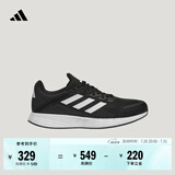 adidas DURAMO SL超轻稳定透湿排汗缓震回弹体测跑鞋男女阿迪达斯   黑色/白色/深灰   40