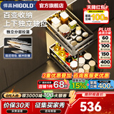 悍高(HIGOLD)调味拉篮橱柜抽屉式不锈钢厨房碗碟调料拉篮 开门式星歌 250柜 L系列调味拉篮-太空铝边框