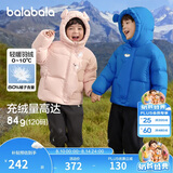 巴拉巴拉balaOne儿童羽绒服男童女童冬连帽外套保暖2025三防209425107205