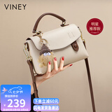 viney【赵晴同款】包包女包牛皮剑桥包轻奢斜挎包七夕情人节礼物送女友