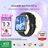华为（HUAWEI）手表WATCH FIT 4【七夕送好礼】运动智能健康管理蓝牙通话轻薄NFC门禁交通支付送男女士朋友5Pro 韵律黑丨送定制表带+精美表盘