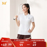 361°t恤女夏季新款运动polo衫速干休闲跑步健身短袖上衣662624111H-1