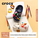 CROCS卡骆驰贝雅儿童洞洞鞋户外包头童鞋沙滩鞋凉鞋拖鞋/207013/207012 深蓝色-410 30 (180mm)