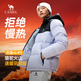 骆驼火山羽绒服1.0男士鸭绒加厚防寒面包服冬季外套M13CR07089H
