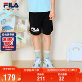 FILA斐乐儿童童装短裤2026年夏季男女童中大童休闲宽松五分裤